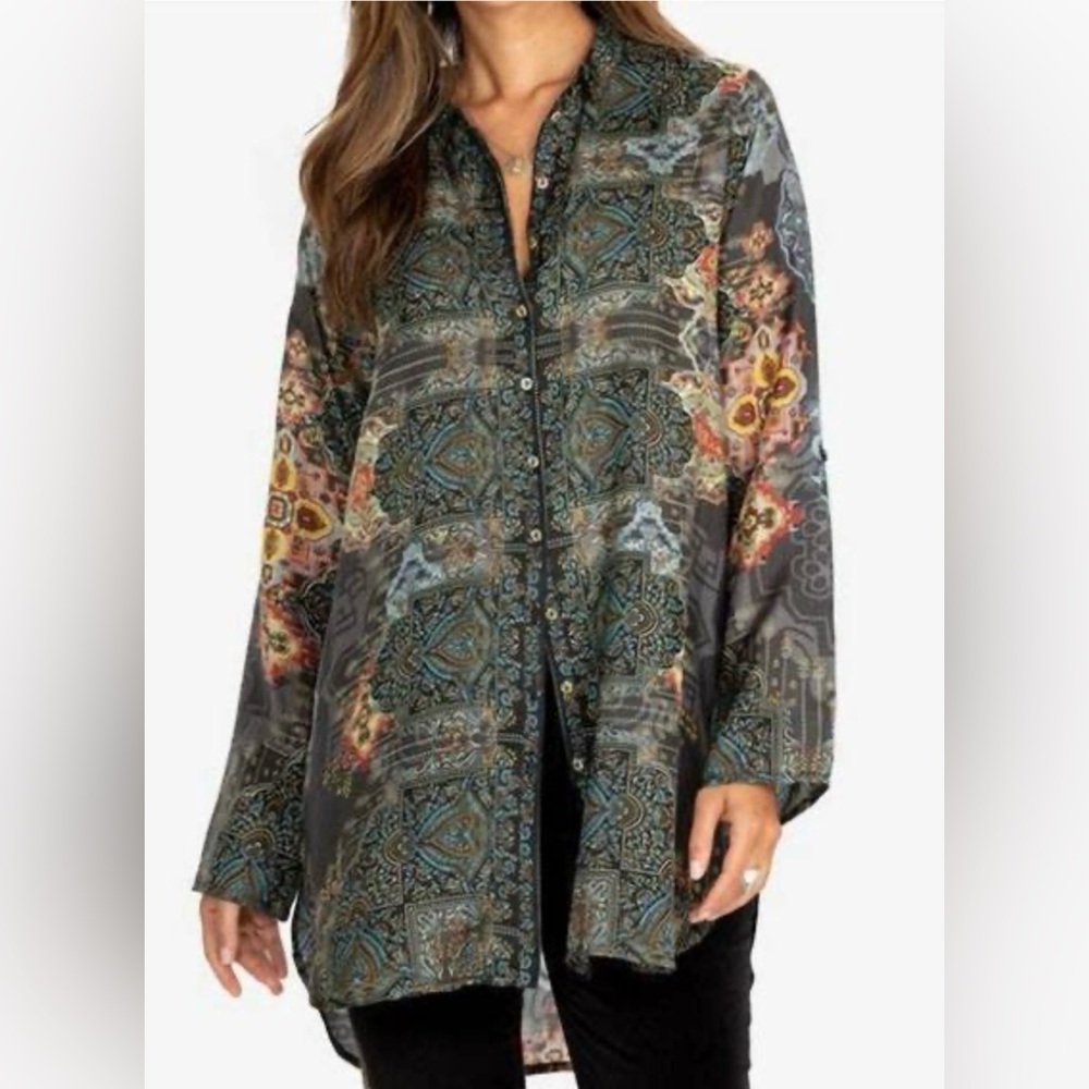 Johnny Was Mumbai Della Tunic Size XL - Picture 2 of 9